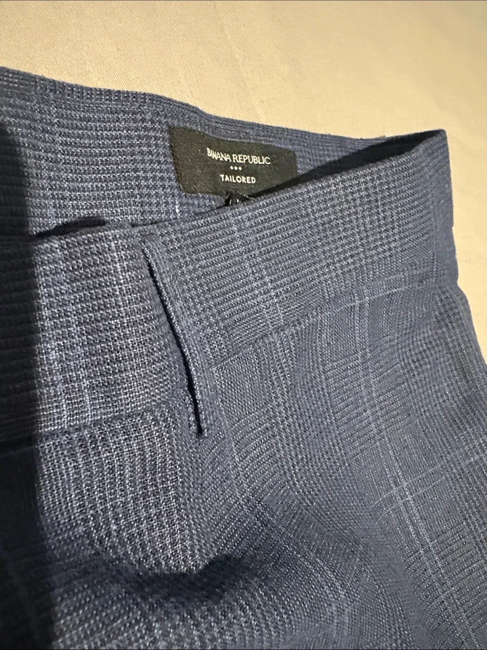 Banana Republic tailored  dark Blue Dress Pants